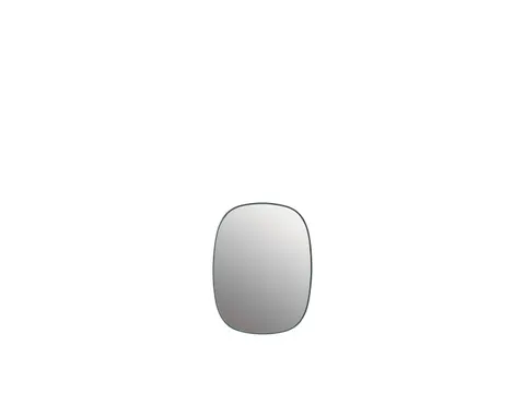 Promocja! Framed Mirror - Small Grey/Clear Glass dostępne od ręki!