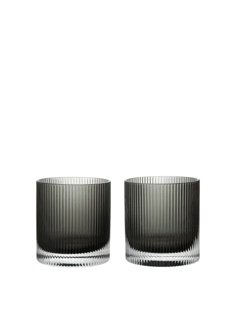 Ripple Tumbler Glasses - Set of 2 - zestaw szklanek