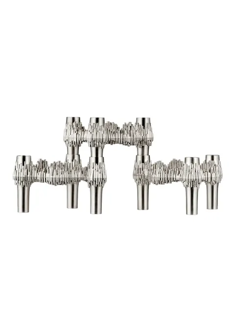 Quist Candle holder brushed chrome - świecznik