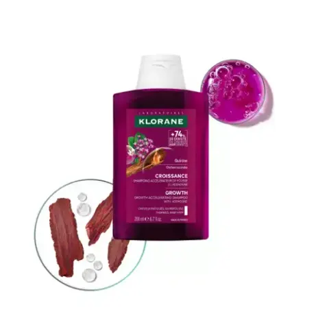 KLORANE WZROST Szampon przyśpieszający wzrost włosów 200 ml