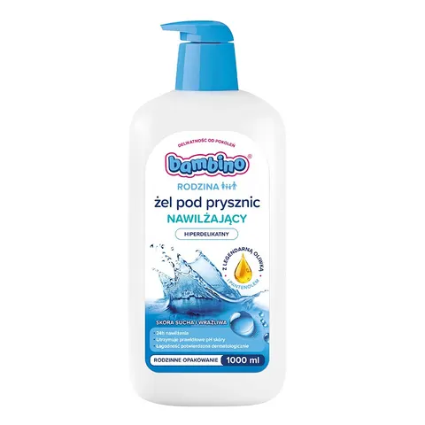 NIVEA BAMBINO RODZINA Żel 1000ml p/prysznic Hiper.