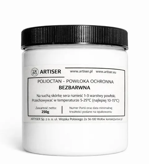 Polioctan bezbarwny - powłoka do serów