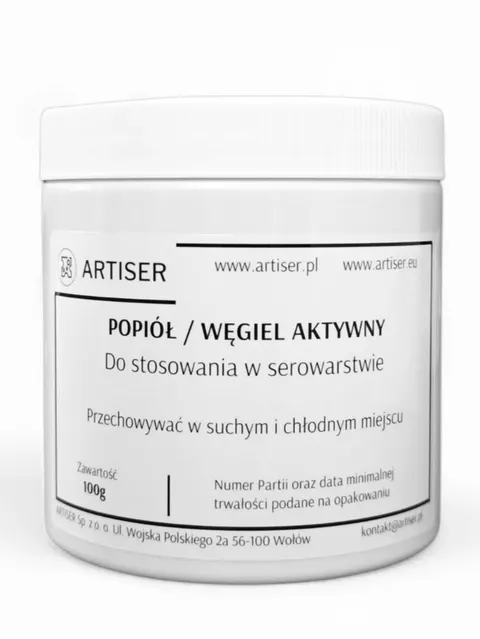 Węgiel aktywny / popiół serowarski 100g