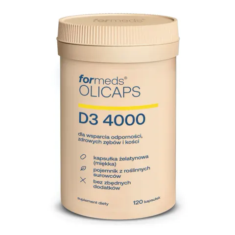 OLICAPS D3 4000- 120 kapsułek