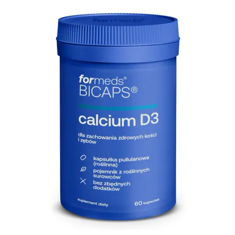 BICAPS calcium D3- 60 kapsułek