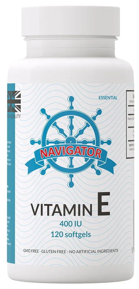 Navigator Witamina E 400 IU, 120 kapsułek miękkich (softgels)