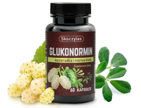 GLUKONORMIN kozieradka, morwa, cynamonowiec