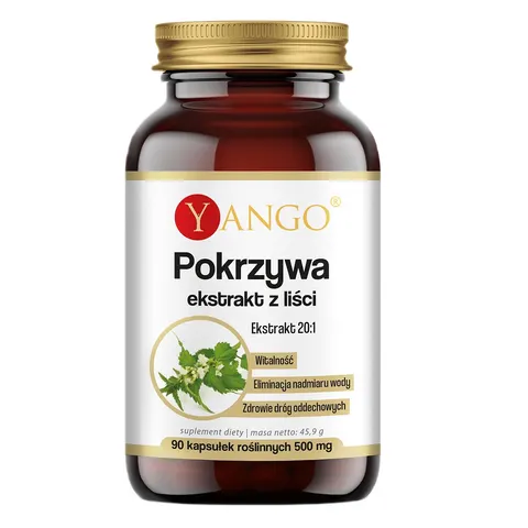 YANGO Pokrzywa - ekstrakt z liści - 90 kap