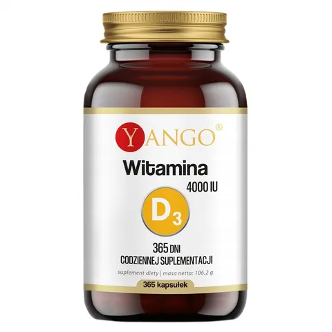YANGO Witamina D3 4000 IU 365 dni (365kap)