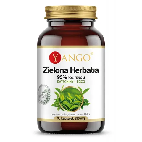 Yango Zielona herbata Katechiny + EGCG suplement diety 90 kapsułek