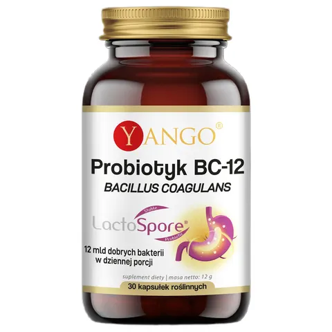 YANGO Probiotyk BC-12 Bacillus coagulans ( 30 kap)
