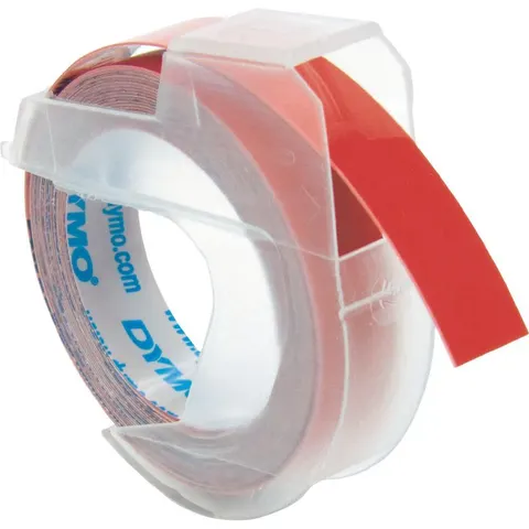 DYMO taśma 3D 3m 9mm Czerwona S0898150