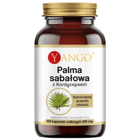 Yango - Palma sabałowa z kordycepsem - ekstrakt - 100 kaps.