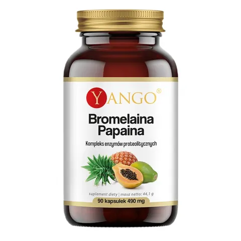 YANGO Bromelaina i papaina (90 kap)