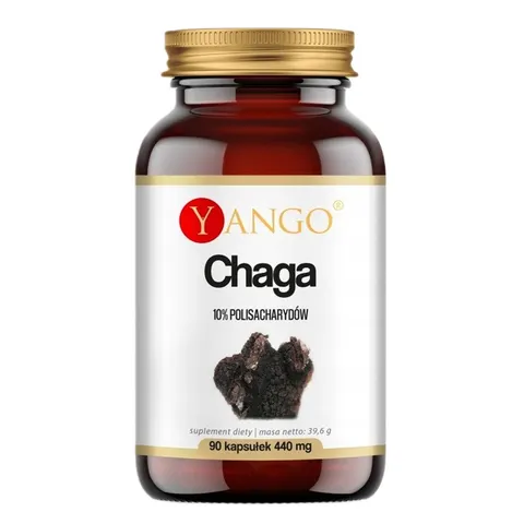 YANGO Chaga - ekstrakt 10% polisacharydów (90 kap)