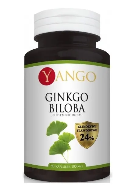 YANGO Ginkgo biloba - ekstrakt Miłorząb ( 90 kap)