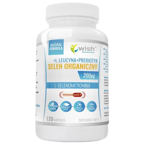 Wish Pharmaceutical Selen Organiczny 200µg (120 kap)