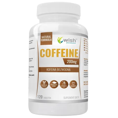 Wish Pharmaceutical - KOFEINA 200mg 120 TABLETEK