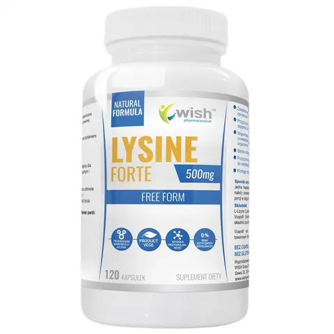 Wish Pharmaceutical - L-lizyna 120 kapsułek