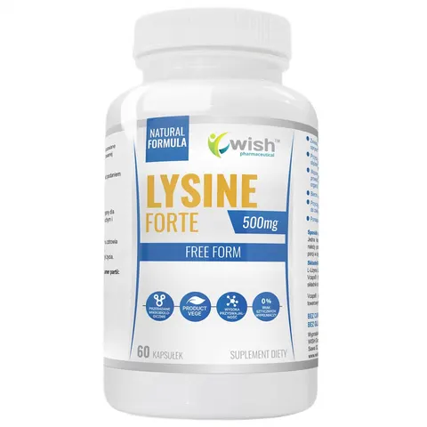 Wish Pharmaceutical - L-lizyna 60 kapsułek