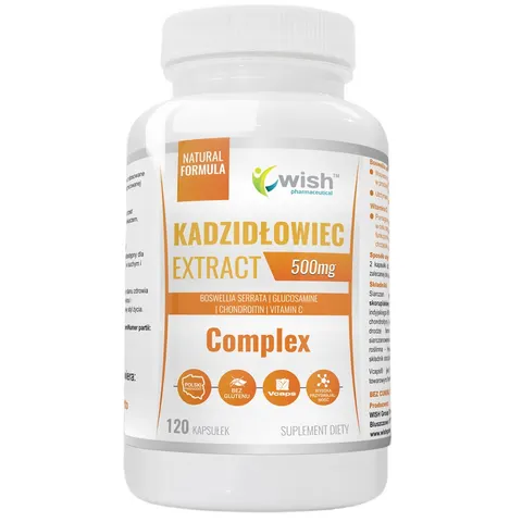 Wish Pharmaceutical - NA STAWY KADZIDŁOWIEC COMPLEX 500mg 120 KAPSUŁEK