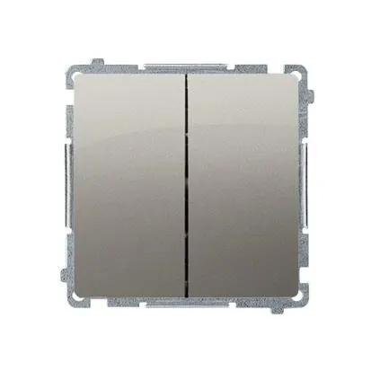 BASIC Łącznik świecznikowy (moduł), 10AX, 250V~, zaciski śrubowe; satynowy
