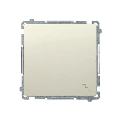 SIMON BASIC Łącznik schodowy 10A 250V, moduł, zaciski szybkozłącza, beż; BMW6.01/12