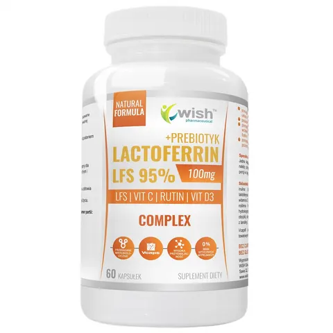 Wish Pharmaceutical - Laktoferyna 60 kapsułek
