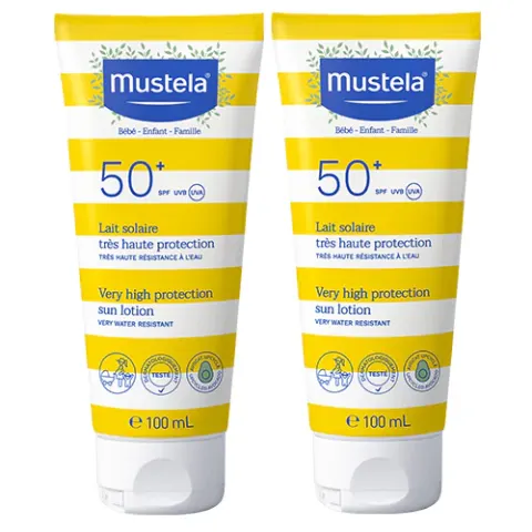 MUSTELA SUN Duopak Mleczko przeciwsłoneczne SPF50+ 2 x 100ml