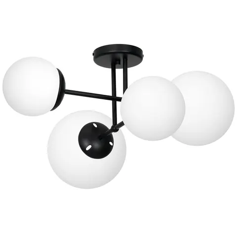 Lampa sufitowa LIMA BLACK 4xE14 | MLP6527 Milagro