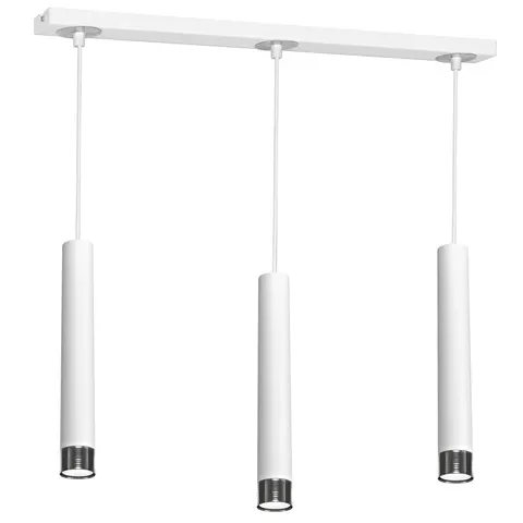 Lampa wisząca DANI WHITE/CHROME 3xGU10 | MLP6228 Milagro