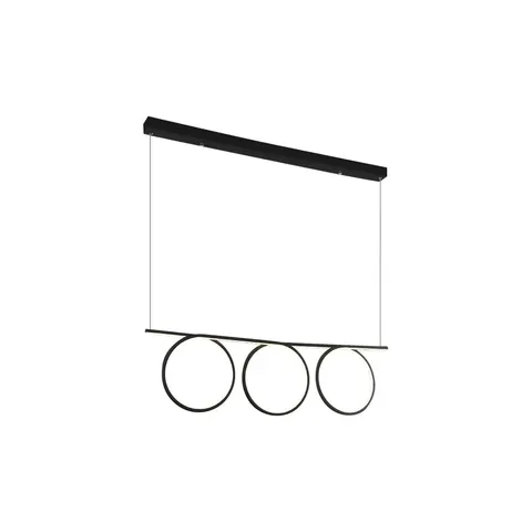 LAMPA WISZĄCA LOOP BLACK 60W LED | ML523 Milagro