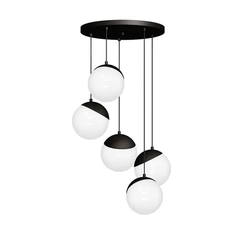 Lampa wisząca SFERA BLACK 5xE14 | MLP8869 Milagro