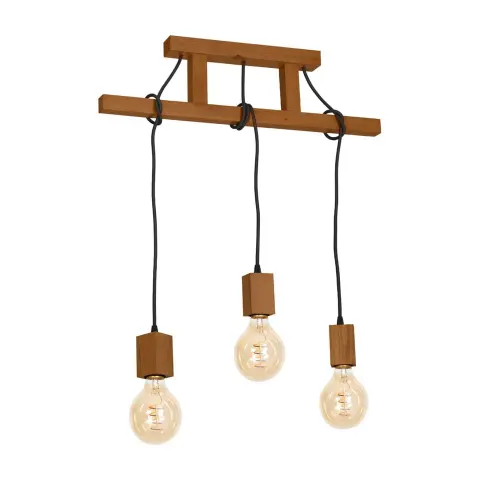 Lampa Wisząca JACK 3xE27 Dąb | MLP4357 Milagro