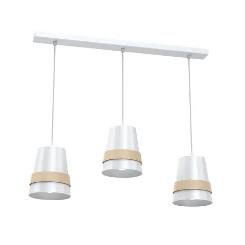 Lampa wisząca VENEZIA WHITE 3xE27 | MLP5438 Milagro