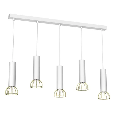Lampa wisząca DANTE White/Gold 5xGU10 | MLP7256 Milagro