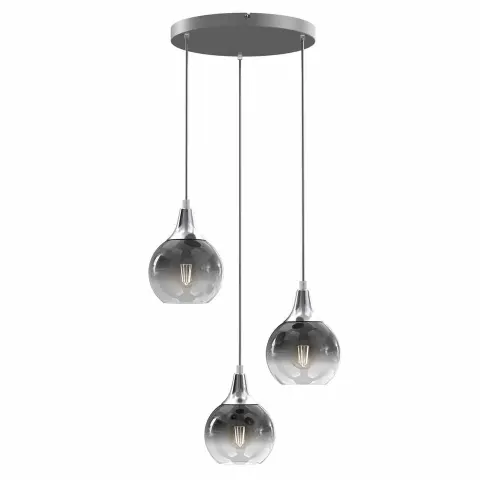 Lampa wisząca MONTE SILVER 3xE27 | MLP8323 Milagro