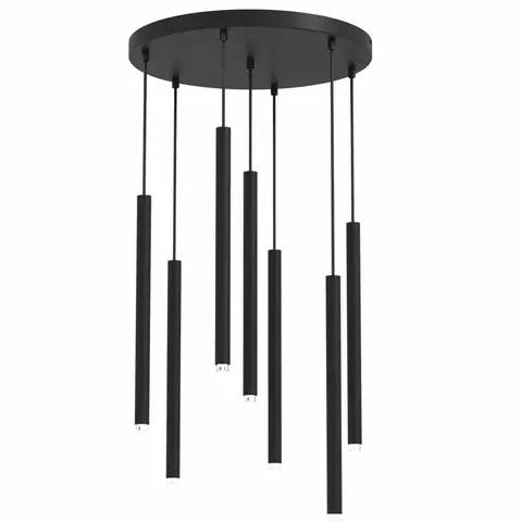 Lampa wisząca MONZA BLACK 7xG9 max 8W LED MLP8842 Milagro
