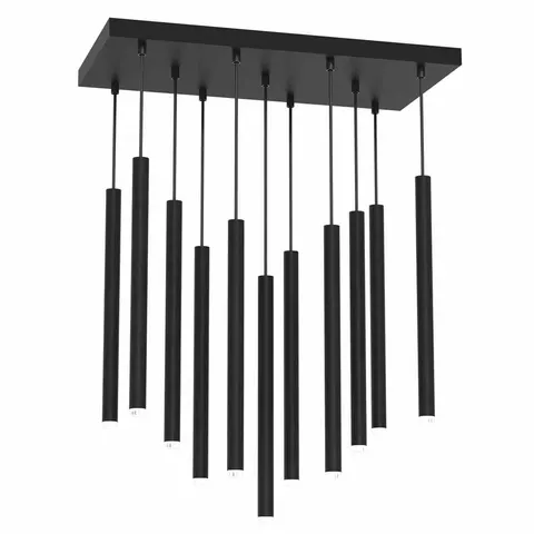 Lampa wisząca MONZA BLACK 11xG9 max 8W LED MLP8844 Milagro