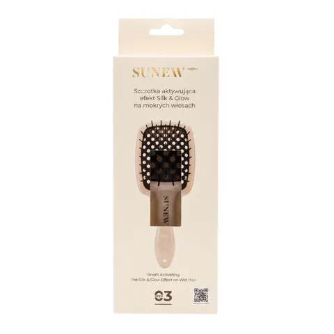 SUNEWMED+ Szczotka aktywująca efekt Silk & Glow na mokrych włosach 1 szt.