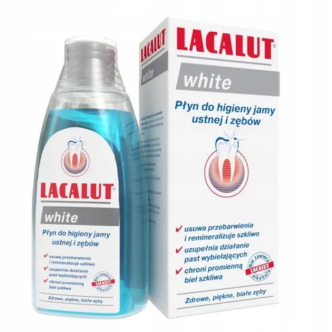 LACALUT płyn do płukania jamy ustnej WHITE 300ml