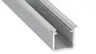 Profil aluminiowy srebrny typ G 2m + klosz mleczny EKPR0125 Eko-Light
