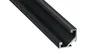 Profil aluminiowy narożny czarny typ C 1m + klosz mleczny EKPR6350 Eko-Light