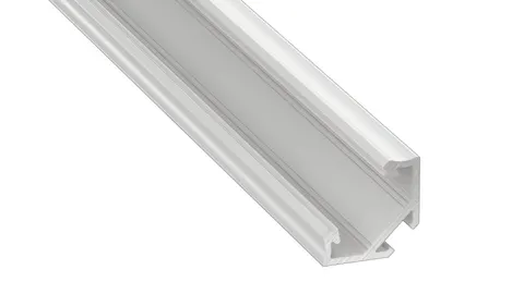 Profil aluminiowy narożny biały typ C 1m + klosz mleczny EKPR9320 Eko-Light