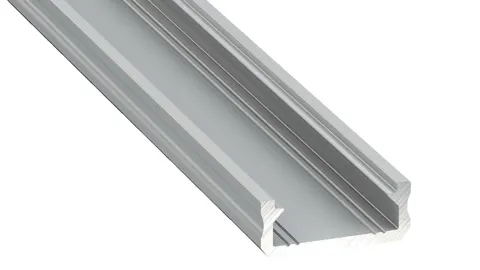 Profil aluminiowy srebrny typ D 1m + klosz mleczny EKPR6474 Eko-Light