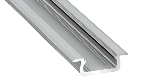 Profil aluminiowy srebrny typ Z 1m + klosz mleczny EKPR6481 Eko-Light