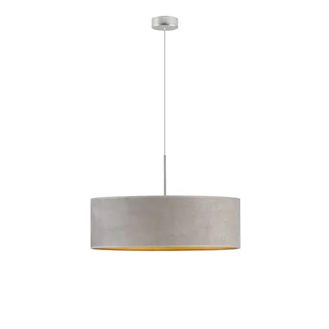 Elegancka lampa wisząca OLIVIA VELUR z welurowym abażurem 60 cm