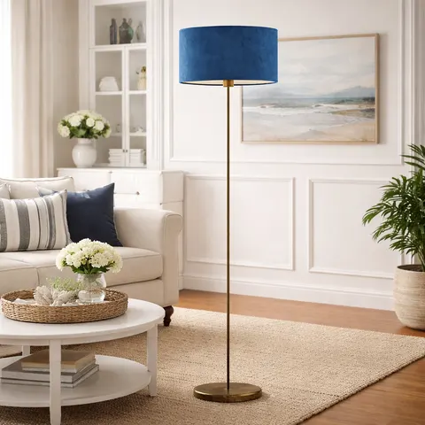 Elegancka lampa stojąca podłogowa do czytania EVA VELUR