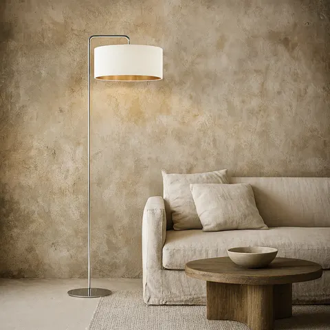 Piękna lampa stojąca do salonu JASMINE GOLD
