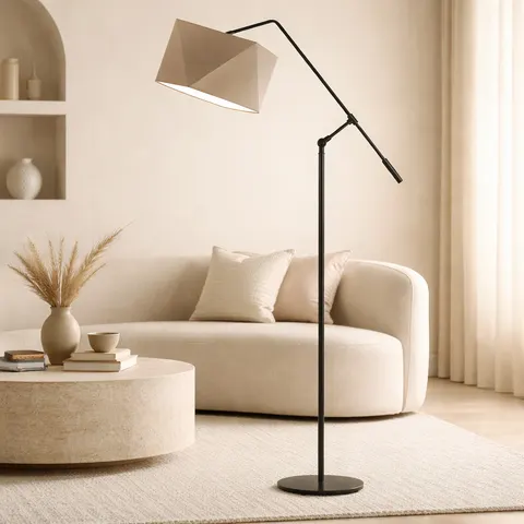 Lampa podłogowa na wysięgniku ruchomym do czytania NADIA